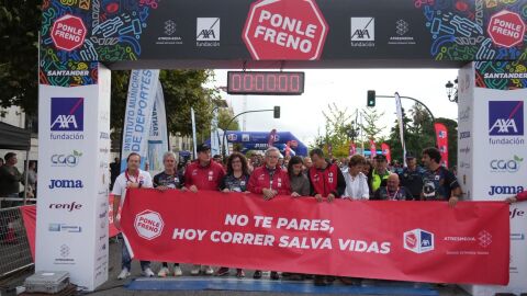 Santander vuelve a respaldar la carrera de PONLE FRENO por las víctimas de tráfico con más de 1.200 corredores, récord de participación 