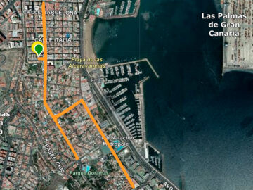 Recorrido de la Carrera Ponle Freno Las Palmas de Gran Canaria 2025 Recorrido de la Carrera Ponle Freno Las Palmas de Gran Canaria 2025