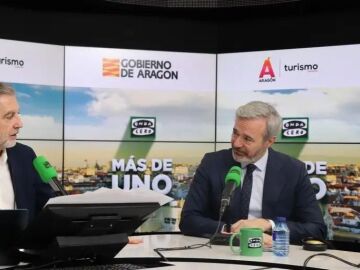 Jorge Azcón, con Carlos Alsina en ‘Más de uno’: “La dimisión del fiscal general debería tener como consecuencia la convocatoria electoral” Jorge Azcón, con Carlos Alsina en ‘Más de uno’: “La dimisión del fiscal general debería tener como consecuencia la convocatoria electoral”