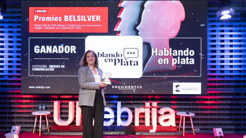 ‘Hablando en Plata’, iniciativa de Antena 3 y laSexta contra el edadismo, recibe el Premio BELSILVER de Medios de Comunicación ‘Hablando en Plata’, iniciativa de Antena 3 y laSexta contra el edadismo, recibe el Premio BELSILVER de Medios de Comunicación