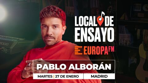 Pablo Albor&aacute;n, nuevo artista del Local de Ensayo Europa FM