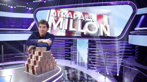 Antena 3 estrena ma&ntilde;ana un nuevo programa de &lsquo;Atrapa un mill&oacute;n&rsquo;, l&iacute;der y lo m&aacute;s visto de la noche del s&aacute;bado