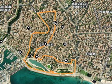 Recorrido de la Carrera Ponle Freno Palma 2026 Recorrido de la Carrera Ponle Freno Palma 2026