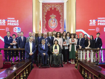 Los Premios PONLE FRENO celebran en el Senado su 18ª edición, reconociendo la contribución de personas e iniciativas en favor de la Seguridad Vial Los Premios PONLE FRENO celebran en el Senado su 18ª edición, reconociendo la contribución de personas e iniciativas en favor de la Seguridad Vial