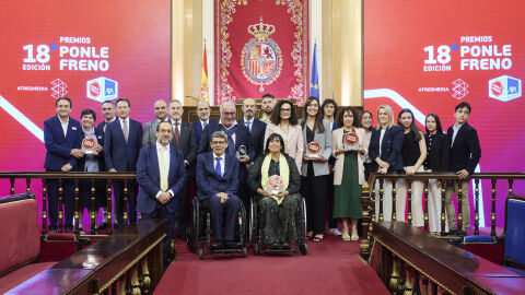 Los Premios PONLE FRENO celebran en el Senado su 18ª edición, reconociendo la contribución de personas e iniciativas en favor de la Seguridad Vial Los Premios PONLE FRENO celebran en el Senado su 18ª edición, reconociendo la contribución de personas e iniciativas en favor de la Seguridad Vial