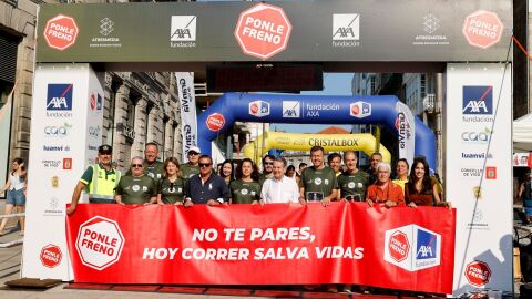 1.500 personas se suman en Vigo al Circuito de Carreras de PONLE FRENO por las víctimas de tráfico 1.500 personas se suman en Vigo al Circuito de Carreras de PONLE FRENO por las víctimas de tráfico