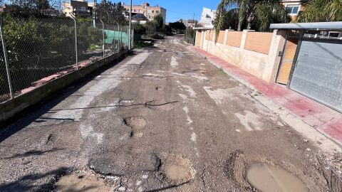 Carril Auroros en Murcia.