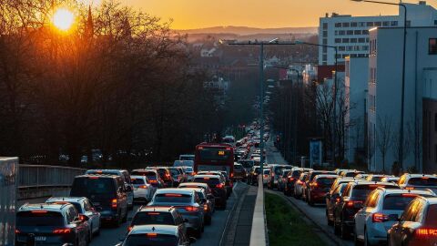 Trafico en las carreteras espa&ntilde;olas