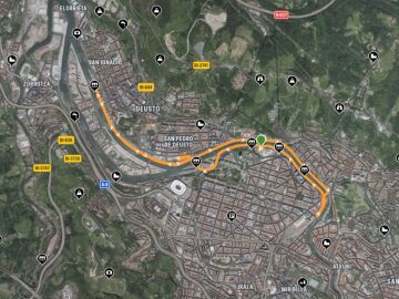 Recorrido de la carrera Ponle Freno de Bilbao 2026 Recorrido de la carrera Ponle Freno de Bilbao 2026