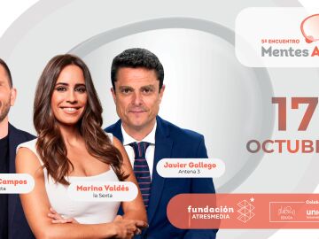 El 17 de octubre la Fundación Atresmedia celebra una nueva edición de Mentes AMI para abordar los grandes retos de la educación en la era digital El 17 de octubre la Fundación Atresmedia celebra una nueva edición de Mentes AMI para abordar los grandes retos de la educación en la era digital