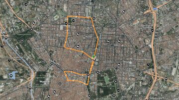 Así es el recorrido de 10Km de la Carrera Ponle Freno de Madrid 2026