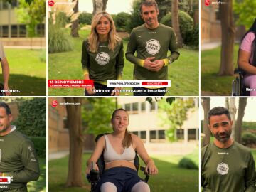 Rostros de Atresmedia y víctimas de accidentes de tráfico se unen para impulsar la participación en la Carrera PONLE FRENO de Madrid Rostros de Atresmedia y víctimas de accidentes de tráfico se unen para impulsar la participación en la Carrera PONLE FRENO de Madrid