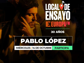 Pablo López, protagonistas del primer Local de Ensayo Europa FM de la temporada. Pablo López, protagonistas del primer Local de Ensayo Europa FM de la temporada.