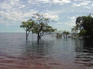 El Río Negro cuando no sufría sequía