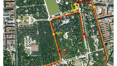 Plano recorrido carrera ponle freno Madrid Plano recorrido carrera ponle freno Madrid