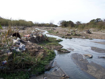 Río contaminado