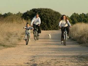 Los paseos en bici, una pasión de los Rosa