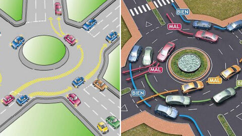 Cómo circular por las rotondas