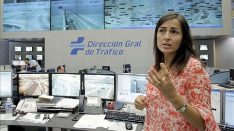 María Seguí en la sede del Centro de Gestión de la DGT