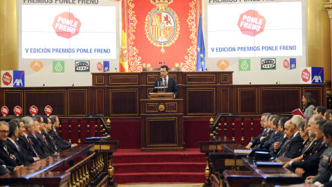 Matías Prats presentando la V Edición de los Premios Ponle Freno