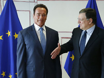 Schwarzenegger y Barroso