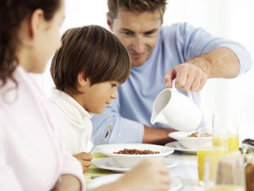 Desayuno en familia