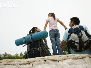 Niños senderismo