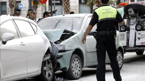 accidente de tráfico en Valencia