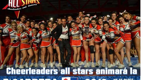 El equipo de Cheerleaders con la 5ª carrera Ponle Freno El equipo de Cheerleaders con la 5ª carrera Ponle Freno