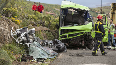Accidente de tráfico en Gran Canaria Accidente de tráfico en Gran Canaria