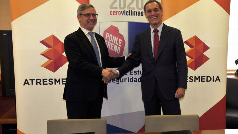 Los consejeros delegados de AXA y Atresmedia con 2020 Cero Víctimas