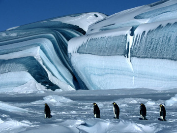 Hielo en la Antártida