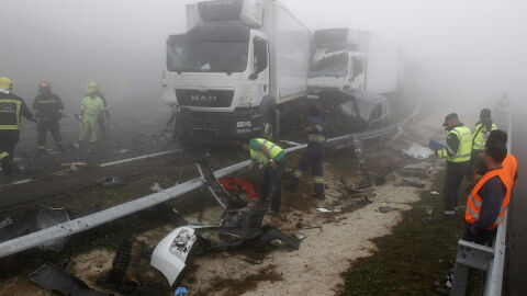 Accidentes de tráfico en el fin de semana