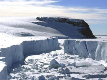 Glaciar en la Antártida.