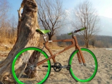 ¿Conoces la bicicleta de madera que respeta el medio ambiente?