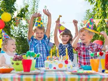 La comida de las fiestas infantiles debe ser variada y muy saludable