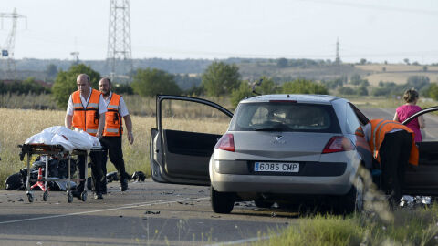Accidente de tr&aacute;fico en Espa&ntilde;a