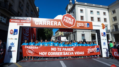 La salida de la II carrera Ponle Freno en Vitoria