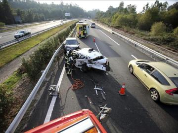 Ocho muertos y tres heridos en las carreteras espa&ntilde;olas este fin de semana