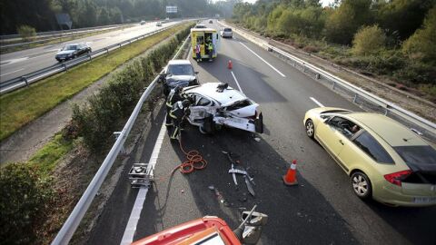 Ocho muertos y tres heridos en las carreteras españolas este fin de semana