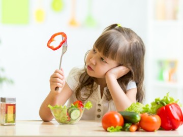 Las verduras, el alimento que menos gusta a los niños