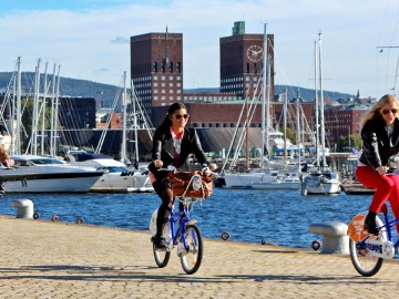 Oslo, en bicicleta