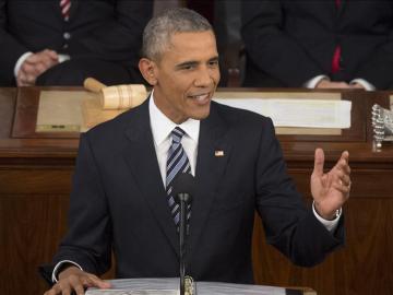 Obama en el discurso sobre el Estado de la Unión