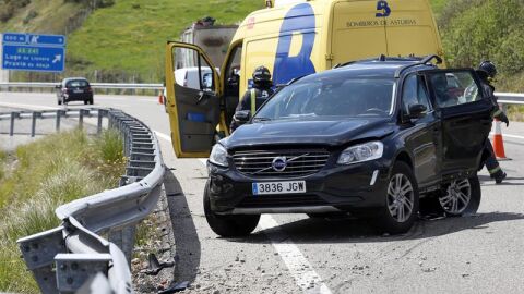 Accidente de tráfico en la AS-II