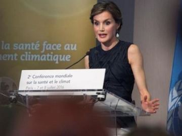 La reina Letizia pide que luchemos contra el cambio climático 