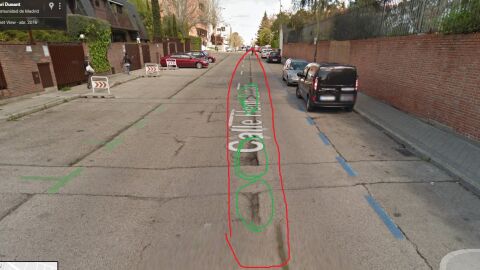 Imagen PonleFreno Calle Henri Dunant, Asfalto Imagen PonleFreno Calle Henri Dunant, Asfalto