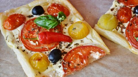 Pizza vegetal Pizza vegetal