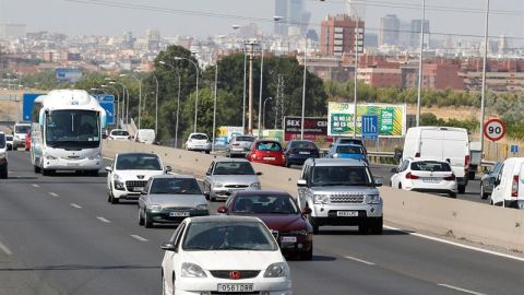 Tráfico en Madrid el fin de semana