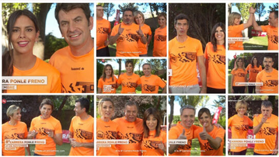 Los presentadores de Atresmedia te animan a participar en la 8&ordf; Carrera Ponle Freno