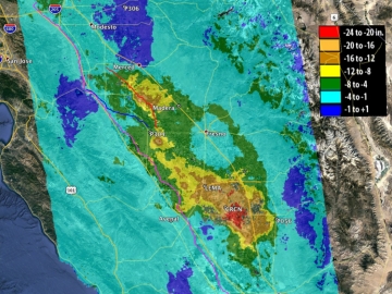 California se hunde debido al exceso en la extracción de agua subterránea